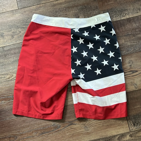 Hurley Board Shorts American Flag 🇺🇸 Swim Suit Men's Size 30 - Picture 8 of 8